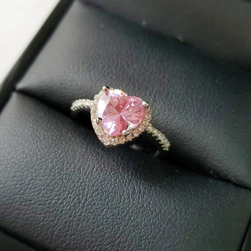 Pembe Taşlı Pandora Yüzük
